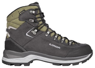 Lowa Wanderschuhe Ranger GTX (Trekking, Nubukleder, wasserdicht) anthrazitgrau/olive Herren